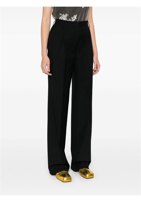 Pantaloni in misto lana portia in nero Dries van noten - donna DRIES VAN NOTEN | 2420109039251900